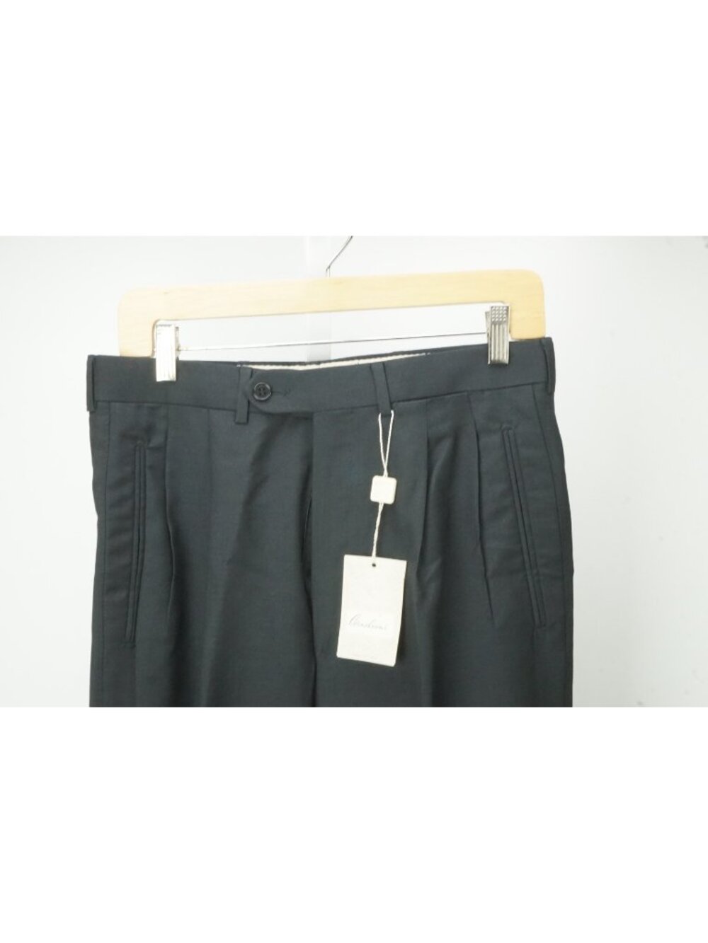 Corneliani Lem Blue 100% Wool Mens Dress Pants Sz 46 EU BRAND NEW